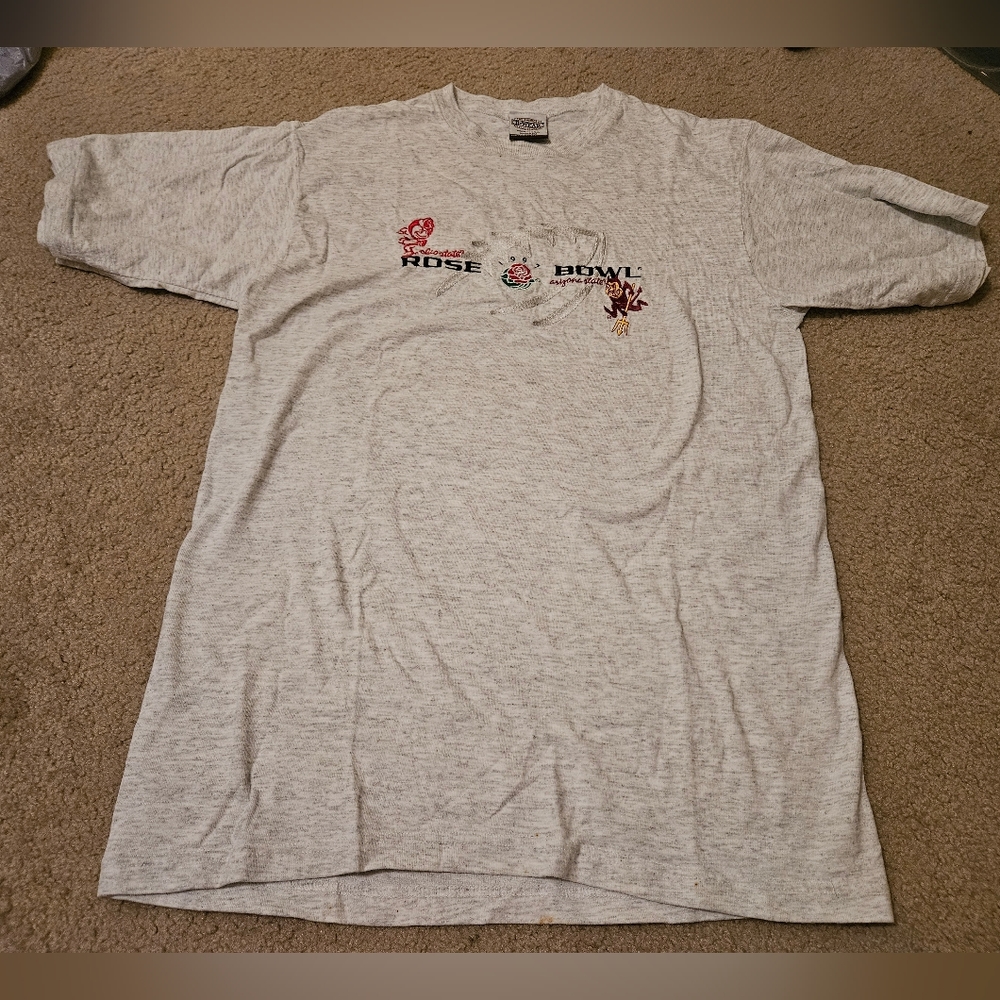Vintage 1997 Rose Bowl T Shirt Arizona Sun Devils VS Ohio State Buckeyes Size M.